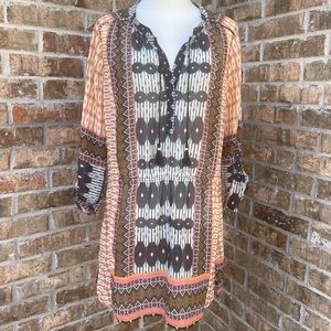 Dylan by True Grit Malta Tunic/Cover-up  Sz M